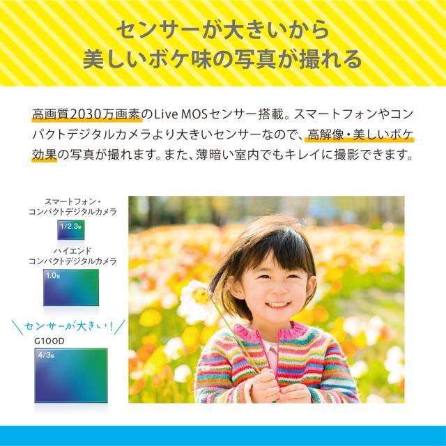 Panasonic パナソニック LUMIX G100D Wキット 標準ズームレンズ＋望遠ズームレンズ(DC-G100DW-K)【JAN:4549980769492】_1
