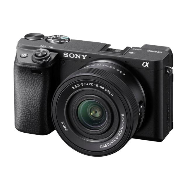 SONY ソニー ミラーレス一眼カメラ α6400 パワーズームレンズキット （ILCE-6400K B） ブラック【JAN:4548736166714】_1
