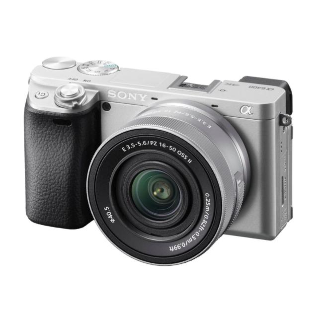 SONY ソニー ミラーレス一眼カメラ α6400 パワーズームレンズキット （ILCE-6400K S） シルバー【JAN:4548736166721】_1