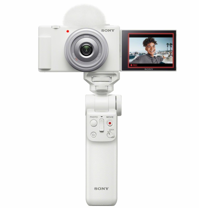 SONY VLOGCAM ZV-1F ホワイト(GP-VPT2BT付) - デジタルカメラ