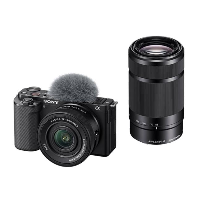 SONY ソニー VLOGCAM ZV-E10X B ダブルズームレンズキット ブラック【JAN:4548736167025】