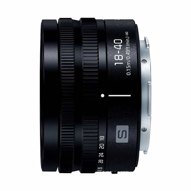 【予約商品】Panasonic パナソニック LUMIX S 18-40mm F4.5-6.3 ブラック（S-R1840）【2024年10月25日発売予定】【JAN:4549980803257】