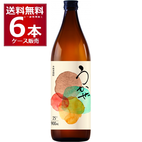 本格焼酎 焼酎 麦焼酎 濱田酒造 うかぜ 900ml×6本(1ケース) [送料無料※一部地域は除く]の通販は 6,680円