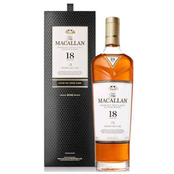 ウイスキー スコッチ シングルモルト ウイスキー 正規品 箱入 ザ マッカラン 18年 700ml 43度  （1本）の通販は