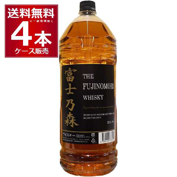 富士乃森 ウイスキー ザ フジノモリ ウイスキー 37度 4000ml×4本(1ケース)[送料無料※一部地域は除く]