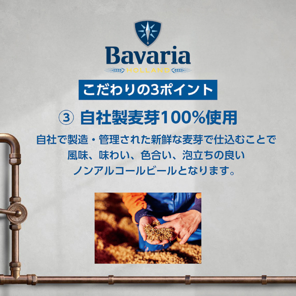 エントリー不要 誰でもP5倍 4/30 9:59まで　ノンアルコールビール ババリア Bavaria 0.0％ 330ml×96本(4ケース)[送料無料※一部地域は除く]_11