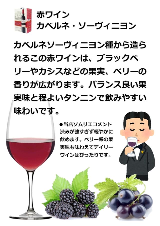 ワイン wine 箱ワイン セニョリオ デ マレステ カベルネ ソーヴィニョン BIB 3L×6箱 (1ケース) [送料無料※一部地域は除く]_8