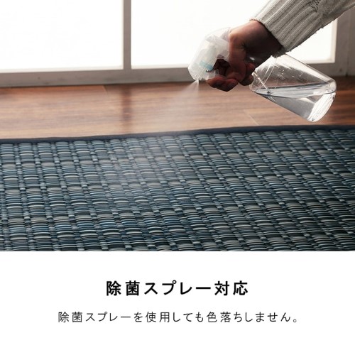 カーペット ダイニング ラグ  日本製  ござ   グリーン 本間4.5畳（約286.5×286cm）「バルカン」  【北海道・沖縄・離島 送料別】_7
