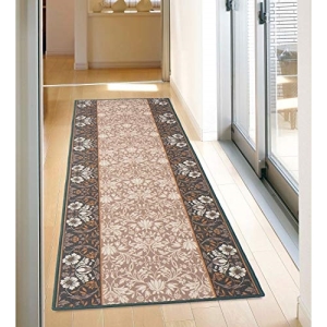 廊下敷き グリーン 約67X700cm 手洗いOK 滑りにくい加工 「エレガンス」 240616756 (グリーン) (メーカー取り寄せ) (北海道・沖縄送料別) 【新生活】