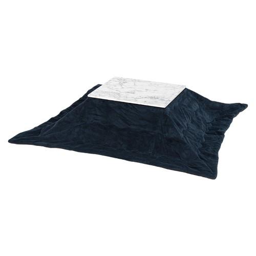 こたつ＋うす掛け布団　２点セット ネイビー アルラ7560MWH+ビケ7560NV  【北海道・沖縄・離島 送料別】