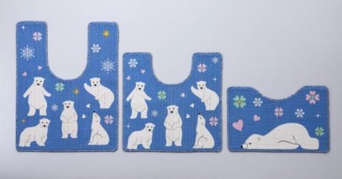 トイレマット 【しろくま】ショート（40×60cm） 【北海道・沖縄・離島 送料別】_2