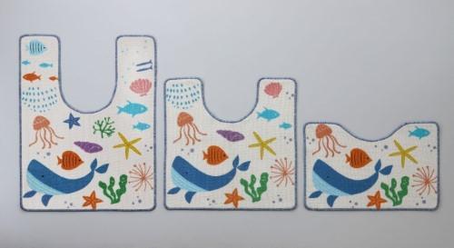 トイレマット 【海の生き物】ショート（40×60cm） 【北海道・沖縄・離島 送料別】_2
