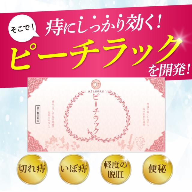 【第2類医薬品】 ピーチラック 乙字湯 2箱 64包 漢方 漢方薬 痔 いぼ痔 切れ痔 脱肛 便秘 痔の薬 じの薬 ぢの薬 漢方生薬研究所_4