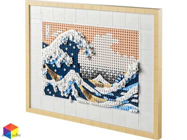 LEGO レゴ 互換品 アート 葛飾北斎 ＜富嶽三十六景 神奈川沖浪裏＞ 31208 レゴ ブロック ギフト プレゼント 互換品 LEGOブロック 富嶽三