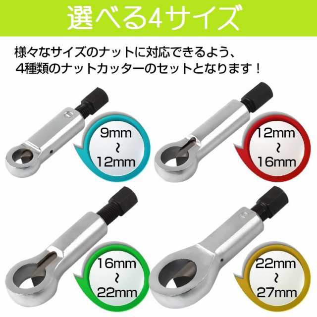 トップ工業 (TOP) ナットブレーカー ナットスプリッター 適応サイズ 27~36mm NB-5 錆・腐食・固着したナット外しに - 4