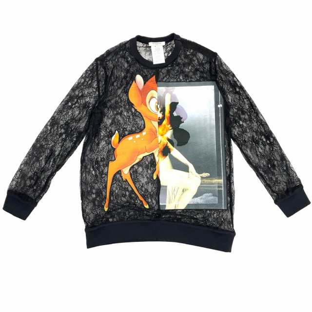 GIVENCHY ジバンシィ トップス ジバンシー Disney ディズニー コラボ バンビプリント レース トップス プルオーバー 長袖 服  アパレル 衣｜au PAY マーケット