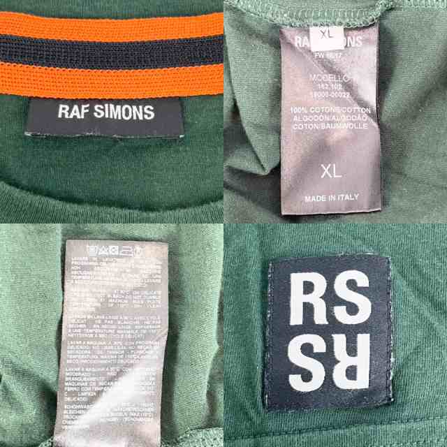 RAF SIMONS ラフシモンズ 長袖Ｔシャツ アパレル 秋 春 トップス 服 XL