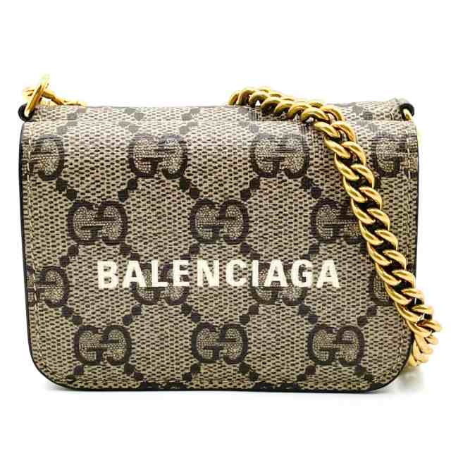 GUCCI グッチ チェーンウォレット BALENCIAGA バレンシアガ コラボ ザ