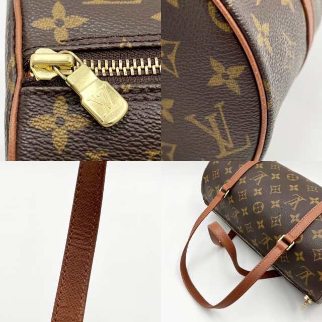 【在庫処分】LOUIS VUITTON ルイヴィトン ハンドバッグ モノグラム パピヨン30 Papillon30 GM 旧型 ポーチ付き ブラウン 茶 鞄 かばん M51385    ゴールド金具 レディース 定番【品】