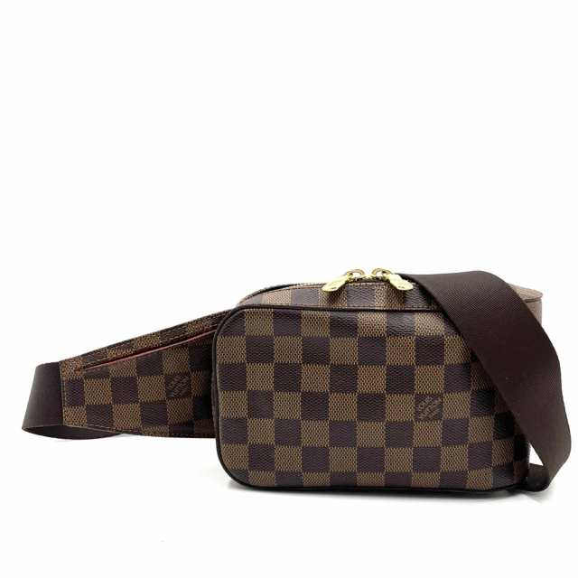 LOUIS VUITTON ルイヴィトン ハンドバッグ ダミエ テムズPM ショルダーバッグ 肩掛け 鞄 かばん N48180    ブラウン 茶 ゴールド金具 レディース【品】