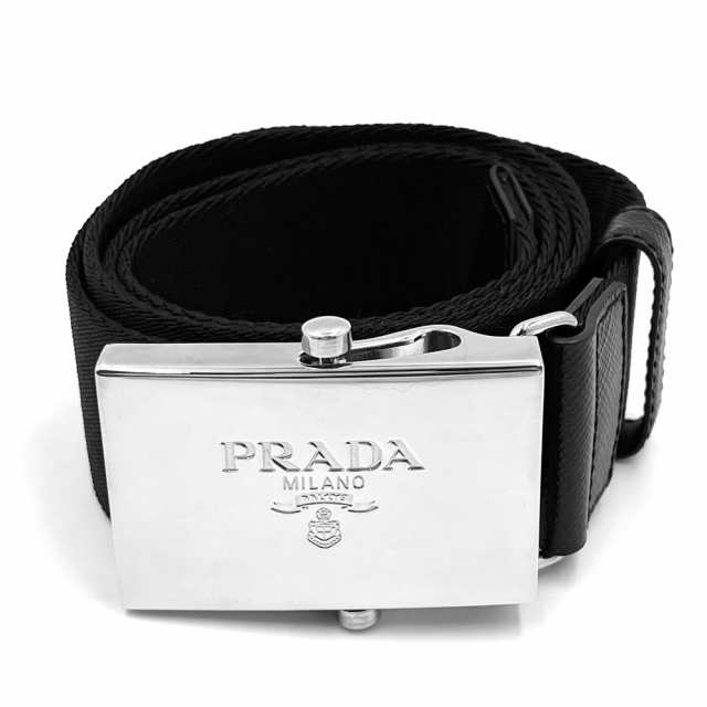 PRADA プラダ ベルト ロゴ 85/24 ファッションアイテム 小物 2C4621 ...