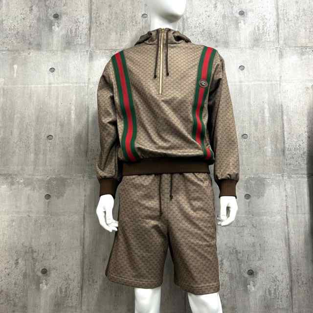 GUCCI グッチ セットアップ GGテクニカルジャージ ハーフパンツ