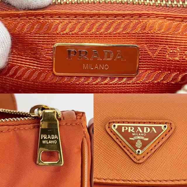 PRADA プラダ ショルダーバッグ トライアングルロゴ チェーン