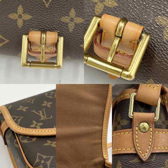 【大特価】LOUIS VUITTON ルイヴィトン ショルダーバッグ モノグラム ソローニュ 肩掛け 斜め掛け 鞄 かばん M42250    ブラウン 茶 ゴールド金具 レディース【品】肩掛け