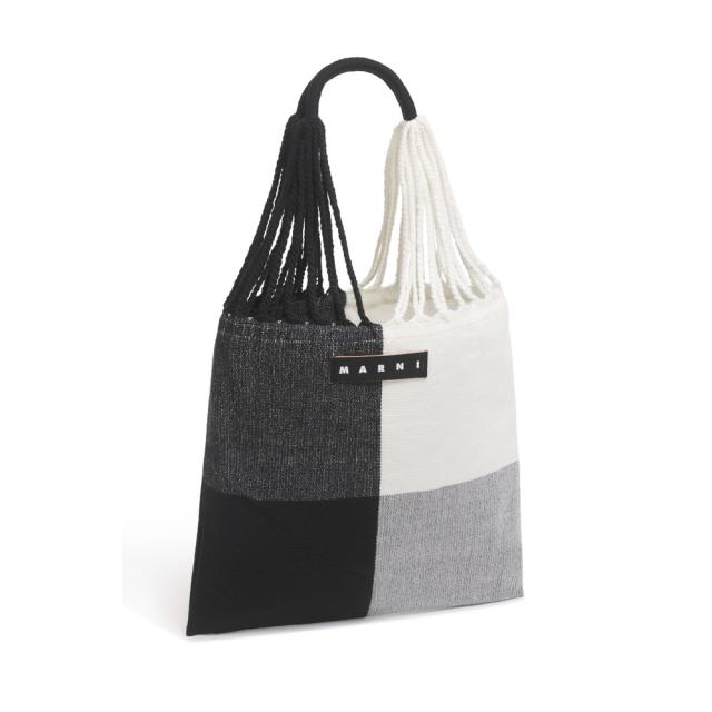 マルニ フラワーカフェ MARNI FLOWER CAFE ミニハンモックバッグ トートバッグ レディース 軽量 小さめ A4 縦型 おしゃれ バッグ カバン 大きめ 軽い 通勤 マルニカフェ マルニマーケット おしゃれ 肩掛け コットン キャンバス カジュアル 大学生 持ち手長め_2
