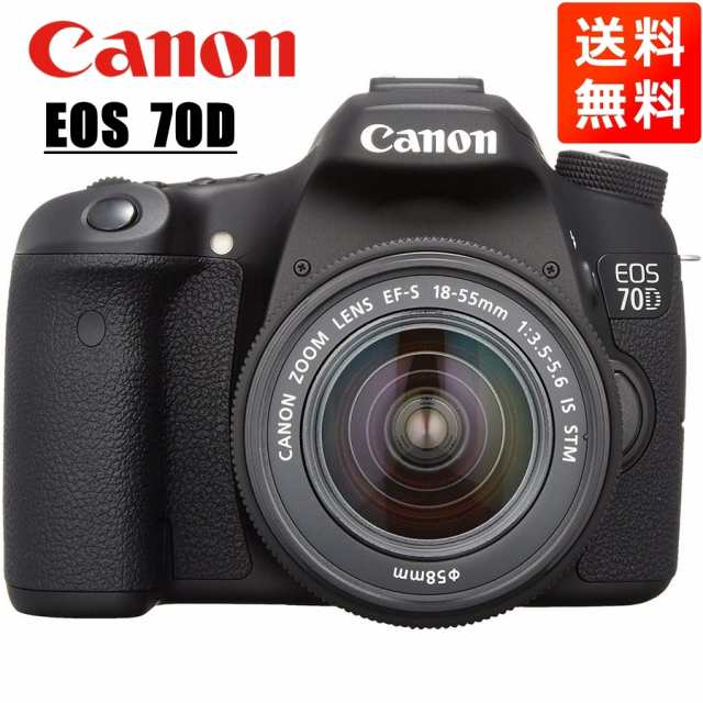 キヤノン Canon EOS 70D EF-S 18-55mm STM 標準 レンズセット 手振れ補正 デジタル一眼レフ カメラ 中古