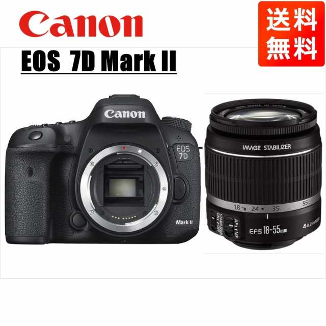 キヤノン Canon EOS 7D MarkII EF-S 18-55mm 標準 レンズセット 手振れ補正 デジタル一眼レフ カメラ 中古の通販は