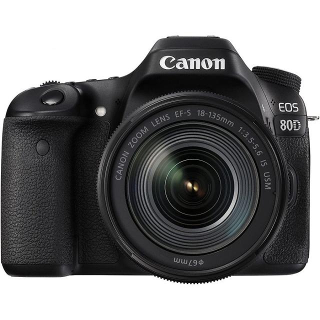 キヤノン Canon EOS 80D EF-S18-135mm レンズキット デジタル 一眼レフ カメラ 中古_1