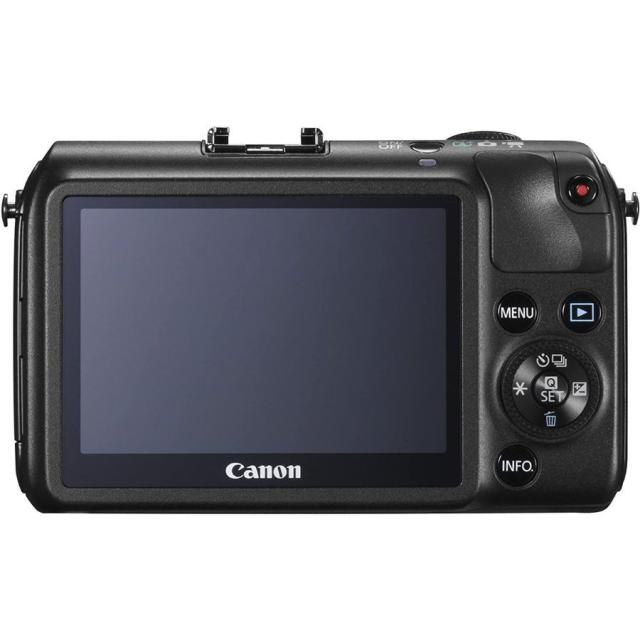 キヤノン Canon EOS M ダブルレンズキット 黒いこと 鏡鑑受け答え 一眼二眼レフ 中古