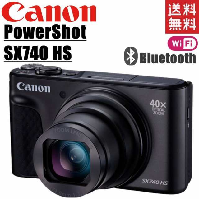 新品・ストア☆デジカメ CANON PowerShot SX740 HS ブラック