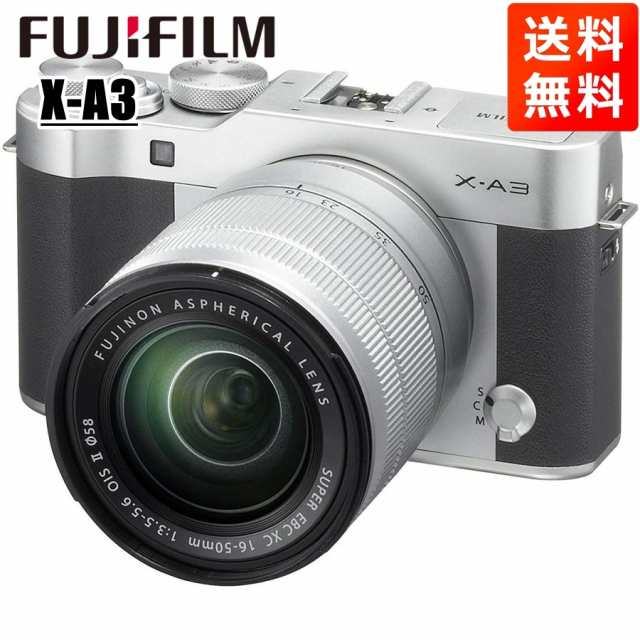 富士フイルム FUJIFILM X-A3 16-50mm レンズキット ブラック ミラーレス一眼 カメラ 中古