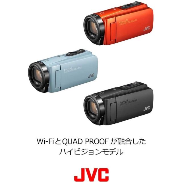 ビクター JVC KENWOOD Everio R GZ-RX680-B マットブラック ビデオカメラ Wi-Fi搭載 64GB内蔵メモリ 中古 中古JVCKENWOOD JVC ビデオカメラ Everio R 防水 防塵 Wi-Fi 64GB