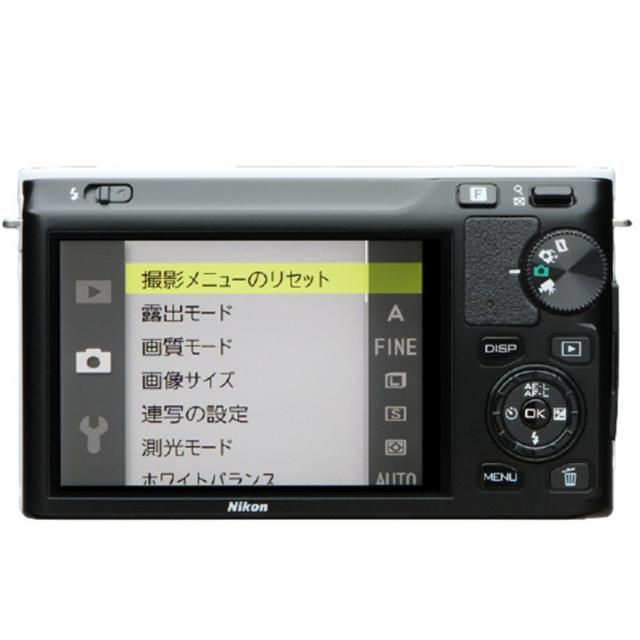 ニコン Nikon 1 J1 ダブルズームキット ホワイト ミラーレス カメラ