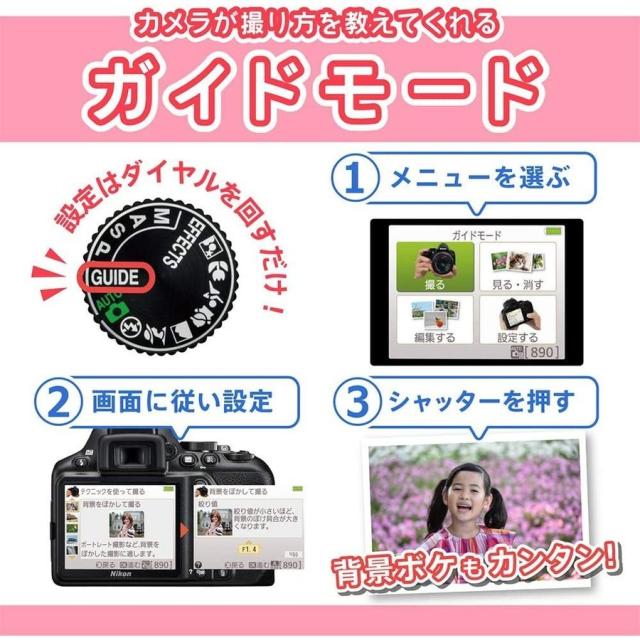 ✨ショット数22回 Bluetooth✨Nikon D3500ダブルレンズセット ニコン