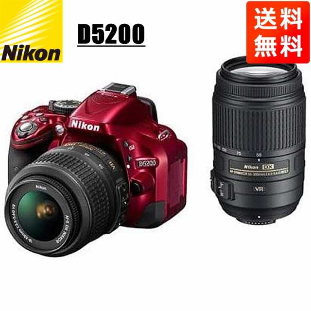 Nikon D5200 ダブルズームキット デジタル 一眼レフ カメラ