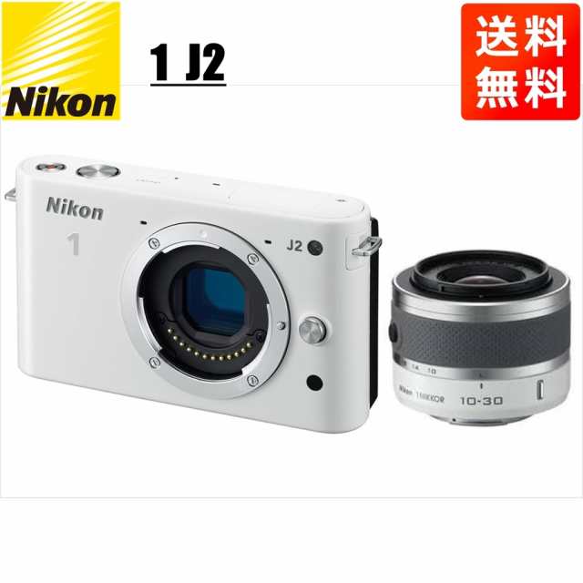ニコン ニコン Nikon S2 ブラックボディ 10-30mm ホワイト レンズセット ミラーレス一眼 カメラ