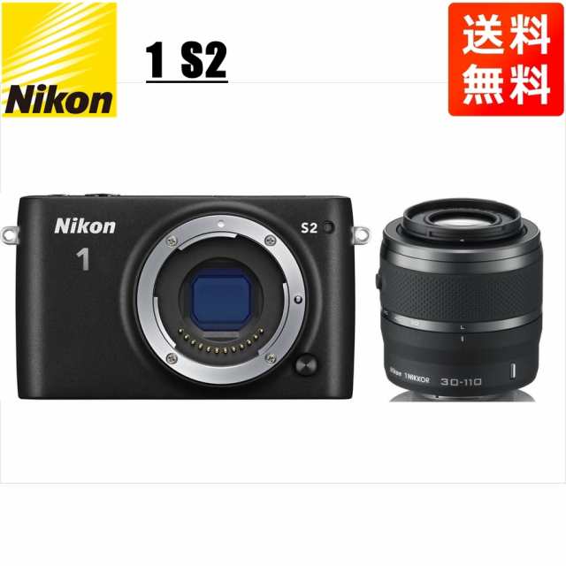 〓美品〓Nikon 1 J2 ホワイト＋30-110mm 望遠レンズ付 - デジタルカメラ