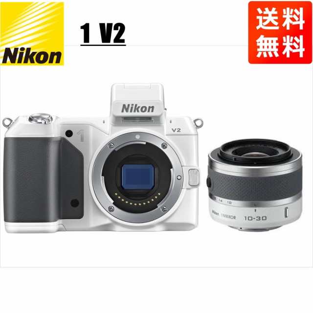 ニコン Nikon V2 ホワイトボディ 10-30mm ホワイト レンズセット ミラーレス一眼 カメラ 中古