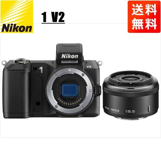 ニコン Nikon V2 ブラックボディ 18.5mm 1.8 ブラック 単焦点 レンズセット ミラーレス一眼 カメラ 中古の通販は 35,620円