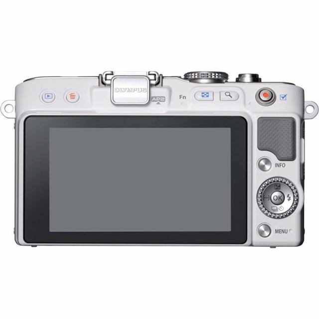 オリンパス OLYMPUS PEN Lite E-PL3 ダブルレンズキット ホワイト ミラーレス カメラ レンズ 中古