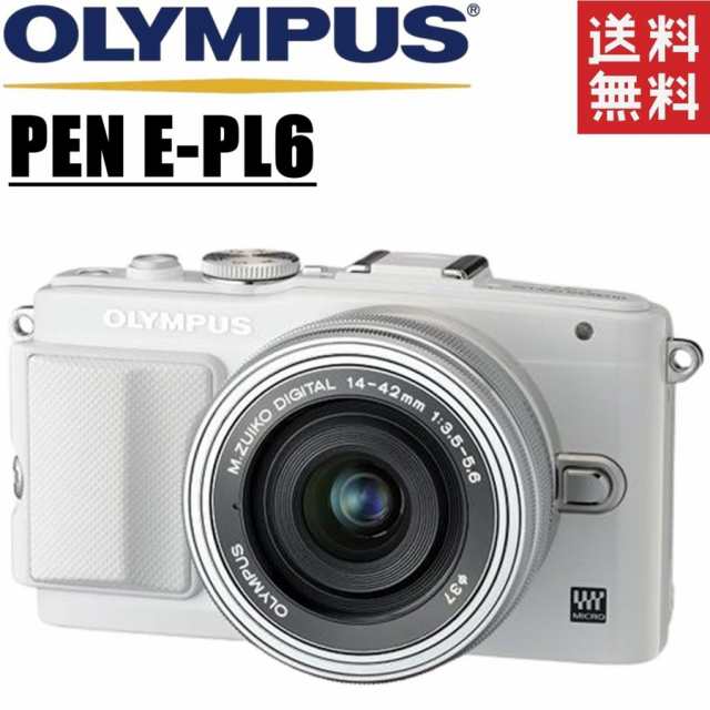 メール便指定可能 【ジャンク品】OLYMPUS PEN EPL6 白 ホワイト ミラー