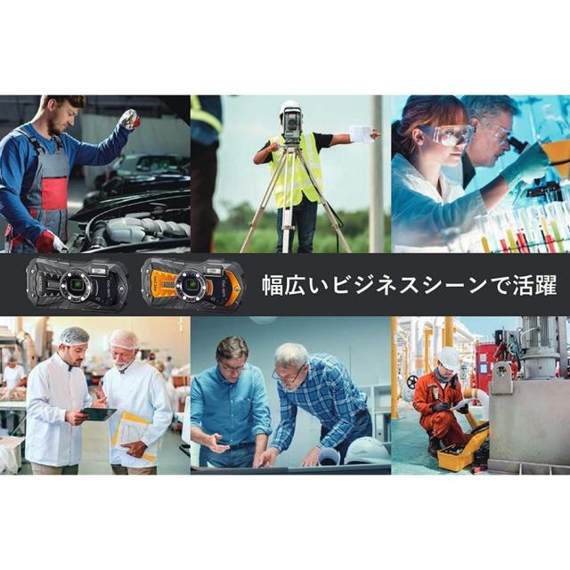 リコー RICOH WG-70 ブラック 防水 耐衝撃 防塵 耐寒 アウトドアカメラ コンパクトデジタルカメラ コンデジ カメラ 中古_5