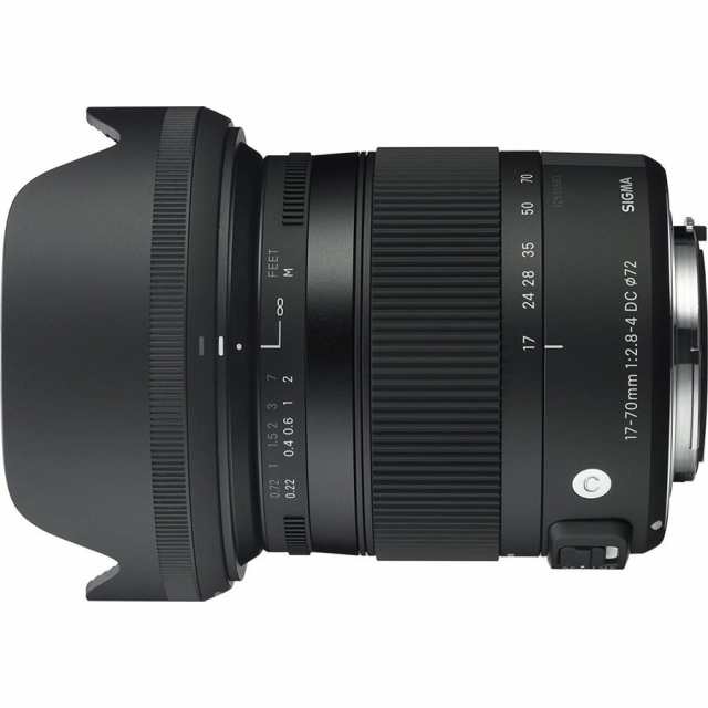 シグマ SIGMA 17-70mm F2.8-4 DC MACRO OS HSM Contemporary マクロレンズ ニコン用 一眼レフ カメラ 中古