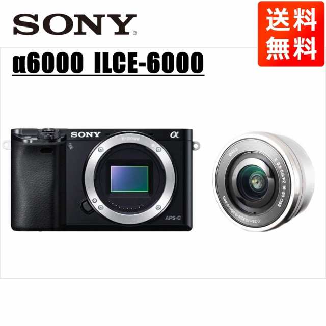 直販特価 ソニー SONY α6000 ブラックボディ E 16-50mm シルバー