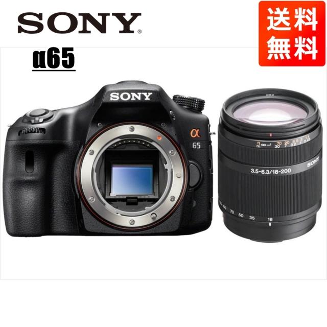 ソニー SONY α65 DT 18-200mm 高倍率 レンズセット デジタル一眼レフ  