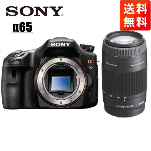 ソニー SONY α65 75-300mm 望遠 レンズセット デジタル一眼レフ カメラ